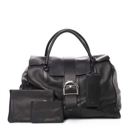 Delvaux Dream Calfskin Brillant L'XXL Satchel Black 1 of 11