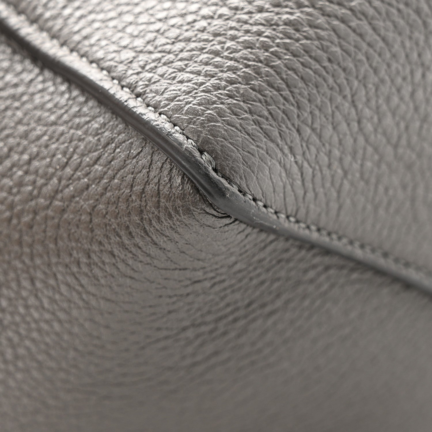 Celine Soft Grained Calfskin Small Belt Cabas Phantom Grey 11 of 11