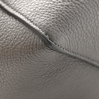 Celine Soft Grained Calfskin Small Belt Cabas Phantom Grey 11 of 11