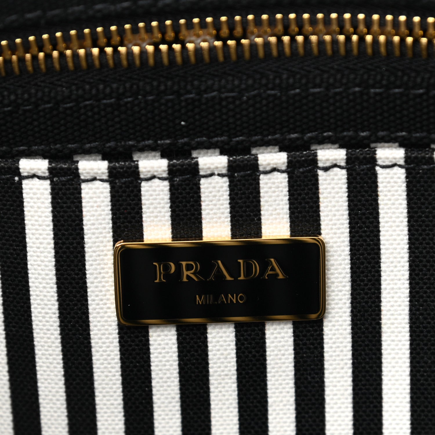 Prada Canapa Small Logo Tote Black Talco 6 of 10