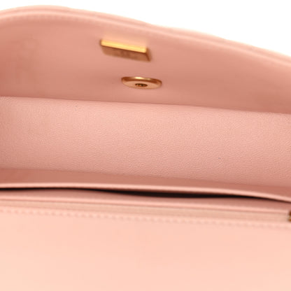 Chanel Lambskin Quilted Mini Strass On Top Flap Light Pink 4 of 10