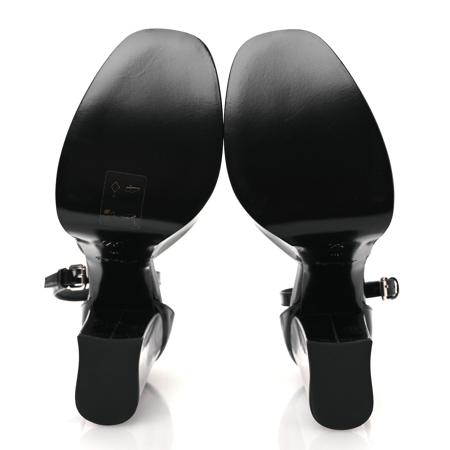 Louis Vuitton Patent Fame Platform Pumps 36  Black 7 of 10