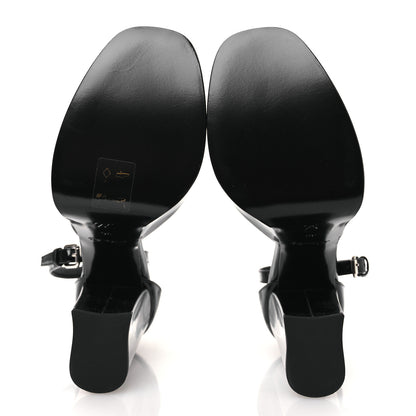 Louis Vuitton Patent Fame Platform Pumps 36  Black 7 of 10