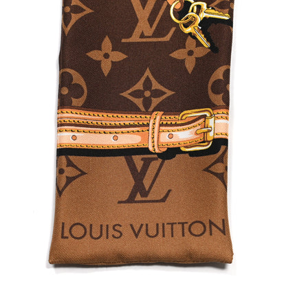 Louis Vuitton Silk Monogram Confidential Bandeau Brown 3 of 5