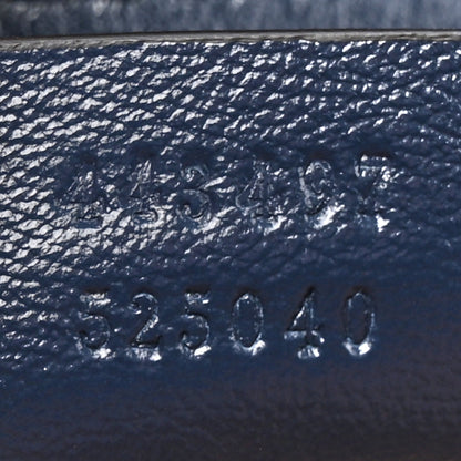 Gucci Vintage Effect Calfskin Matelasse Diagonal Small Torchon GG Marmont Shoulder Bag Mystic White Blue Agata 7 of 12