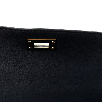 Hermes Epsom Mini Kelly Sellier 20 Bleu Indigo 11 of 14