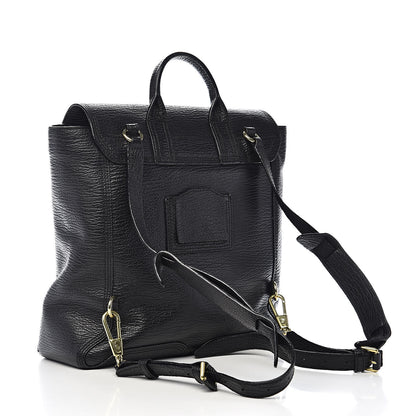 3.1 Phillip Lim 3.1 Textured Calfskin Pashli Backpack Black 4 of 16
