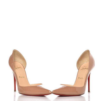 Christian Louboutin Patent Iriza 100 Pumps 37 Nude 9 of 11