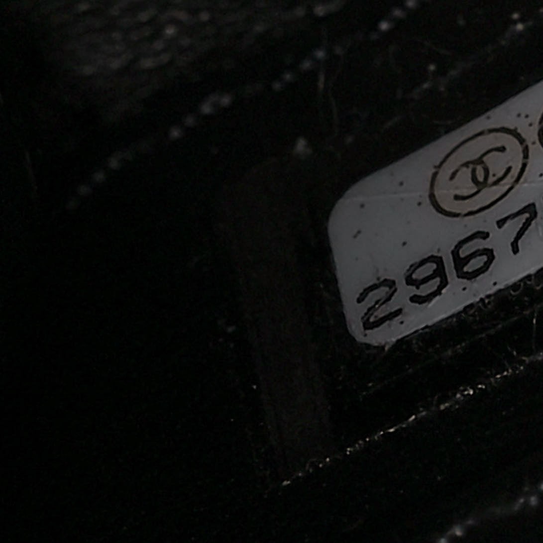 Chanel Caviar Quilted Small CC Filigree Vanity Case Black 6 of 9