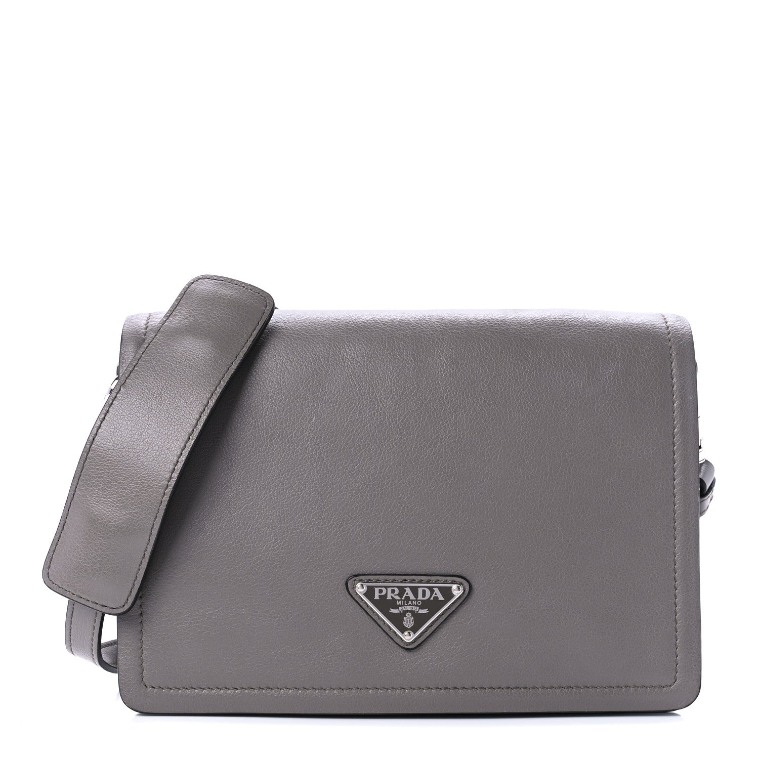 Prada Glace Calf Shoulder Bag Argilla 1 of 8