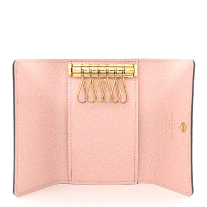 Louis Vuitton Damier Ebene Multicles 6 Key Holder Rose Ballerine 5 of 7