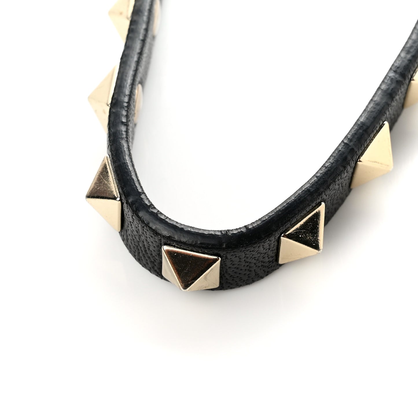 Nappa Rockstud Wristlet Clutch Black