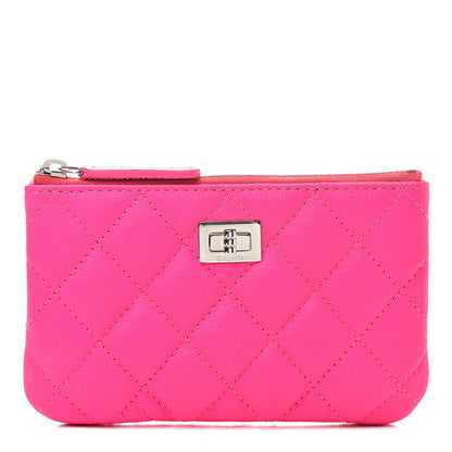 Chanel Goatskin Quilted Small Reissue Cosmetic Case Pink 1 of 8