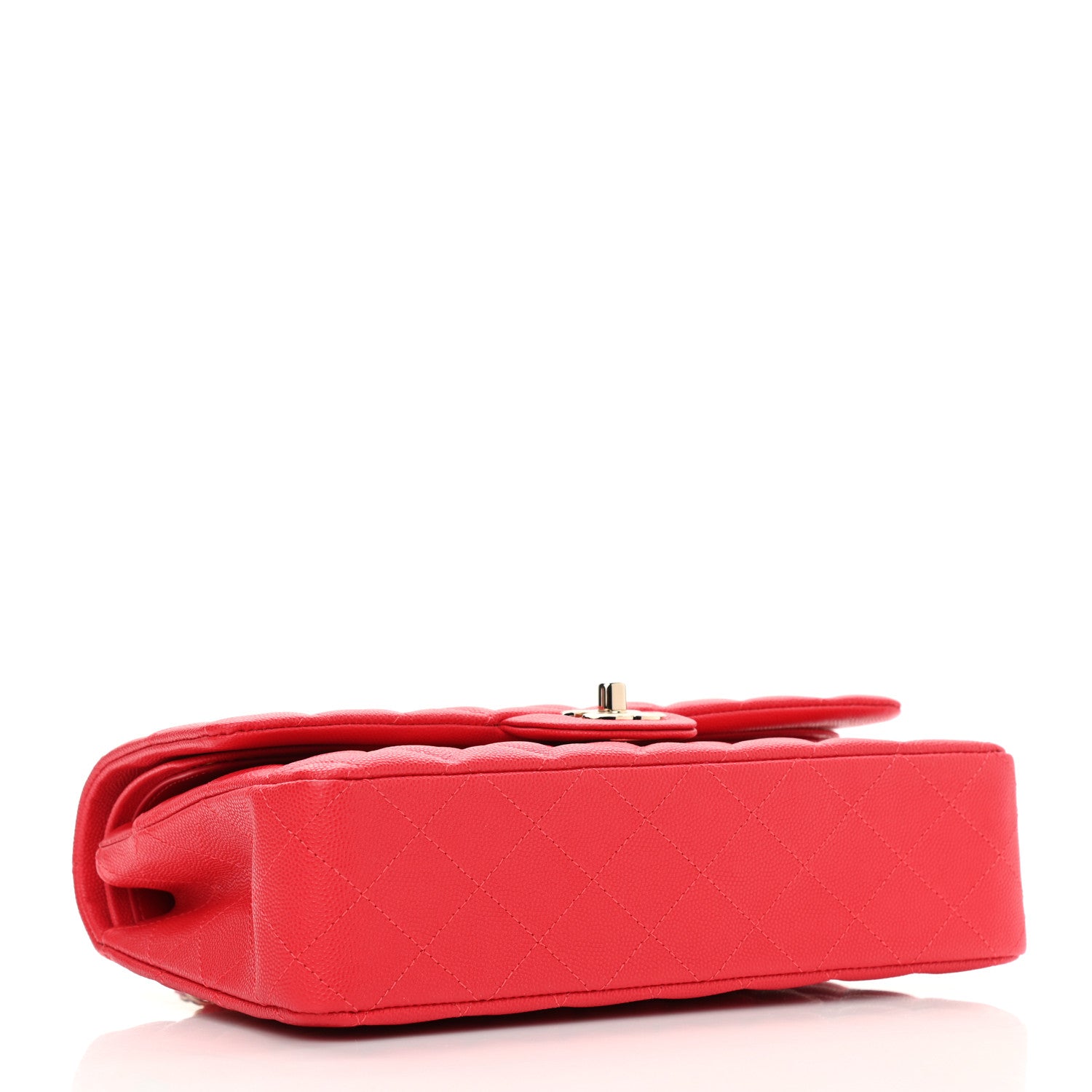 Chanel Caviar Quilted Medium Double Flap Red 4 of 9