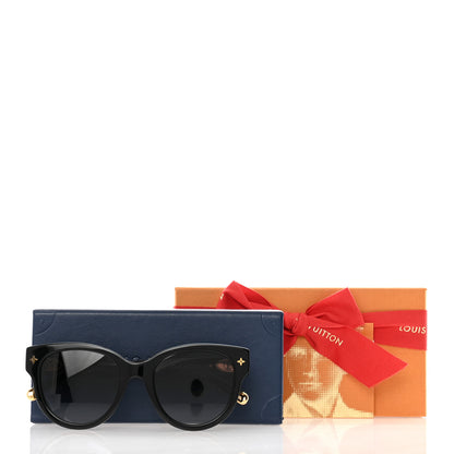 Louis Vuitton Acetate My Monogram Square Sunglasses Black 6 of 7