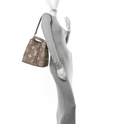 Louis Vuitton Empreinte Monogram Giant Neonoe MM Tourterelle Creme 2 of 10