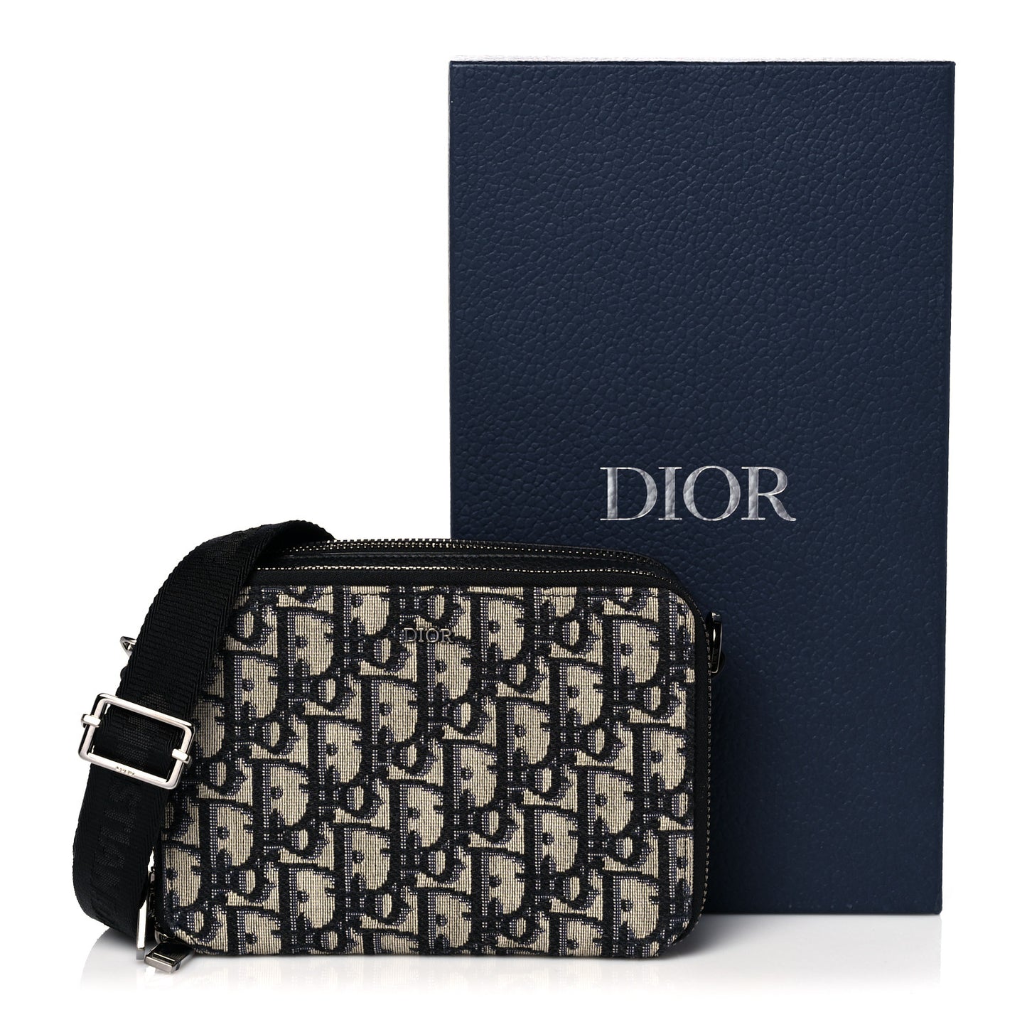 Oblique Pouch Navy Blue