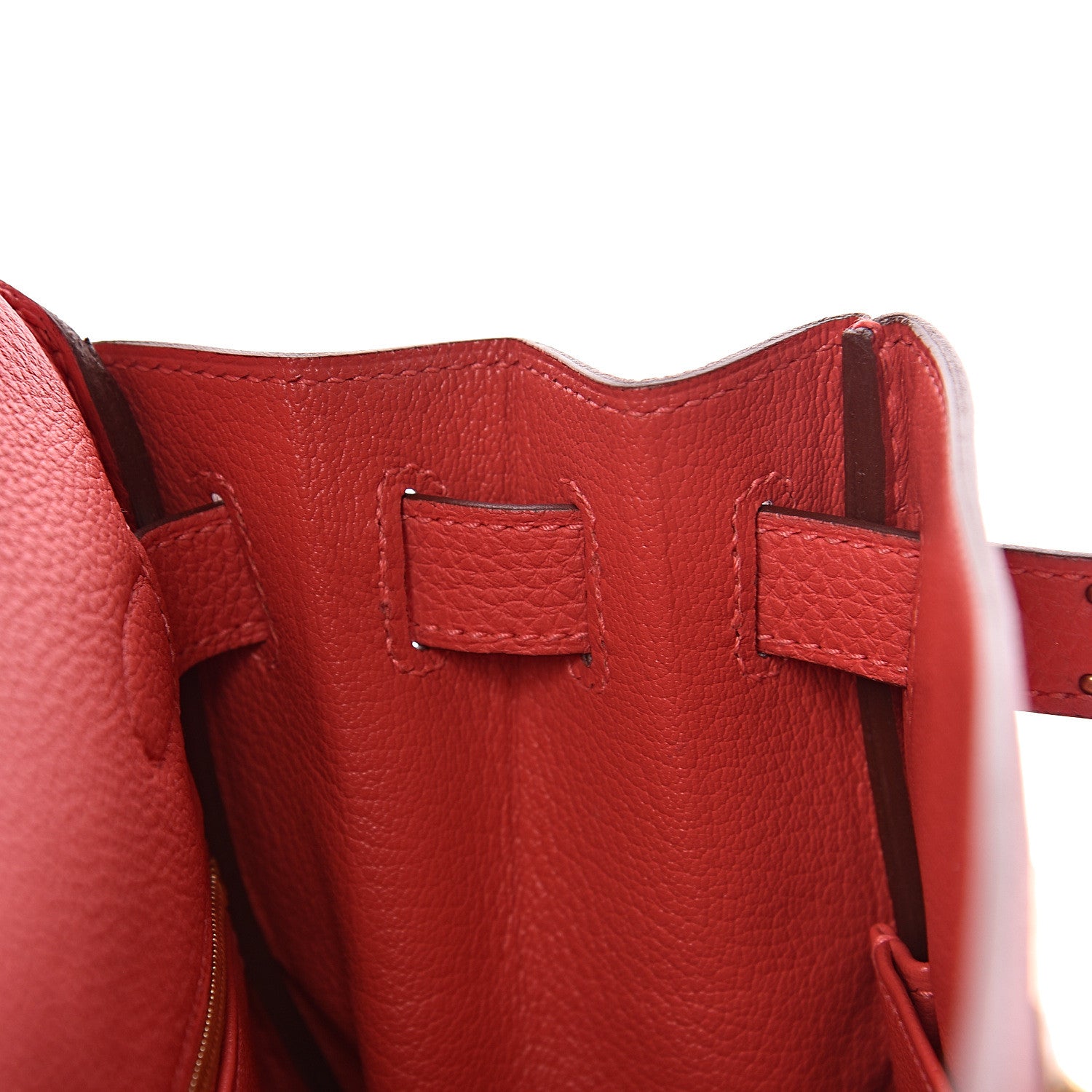 Hermes Togo Kelly Retourne 28 Rouge Pivoine 8 of 35