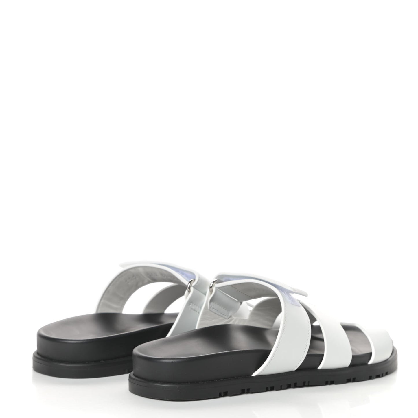 Calfskin Womens Chypre Sandals 38 White