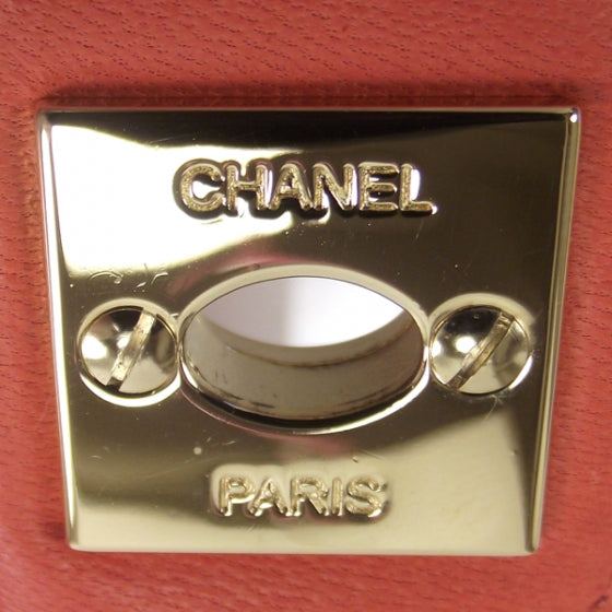 Chanel Lambskin East West Chocolate Bar Classic Flap Red 12 of 12