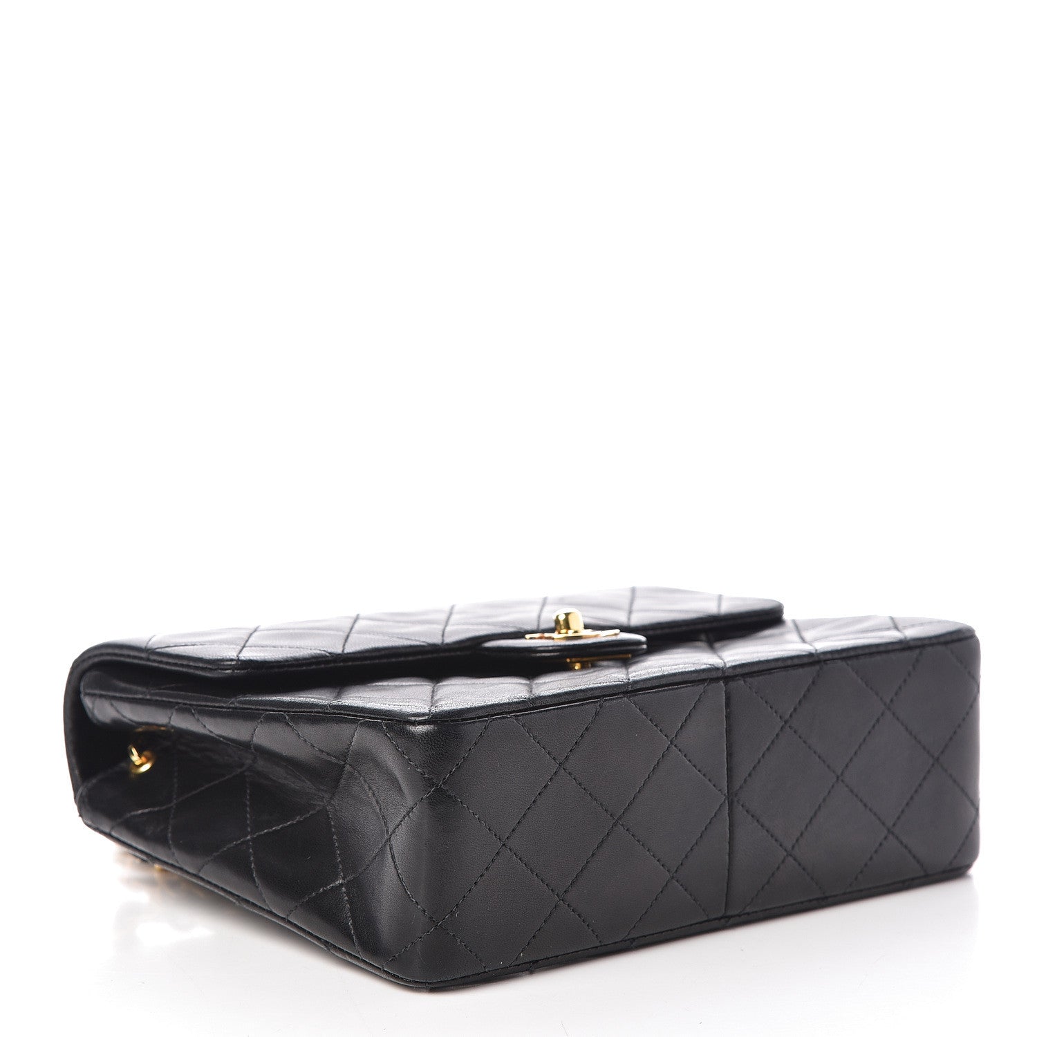 Chanel Lambskin Quilted Mini Square Flap Black 4 of 11