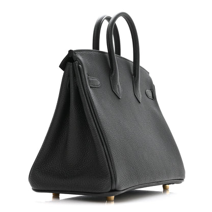 Hermes Togo Birkin 25 Black 3 of 11