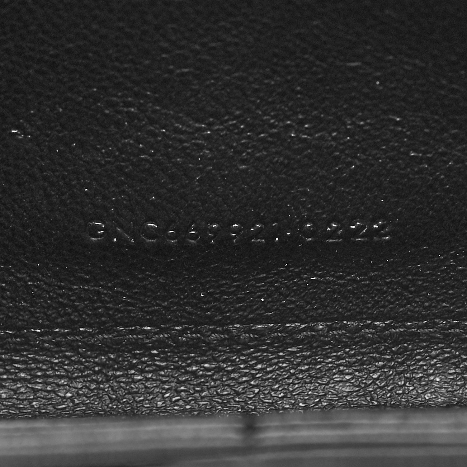 Saint Laurent Glossy Calfskin Monogram Chain Wallet Black 7 of 10