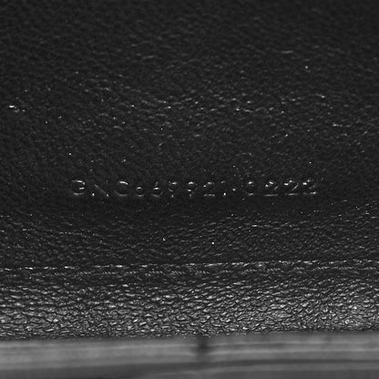 Saint Laurent Glossy Calfskin Monogram Chain Wallet Black 7 of 10