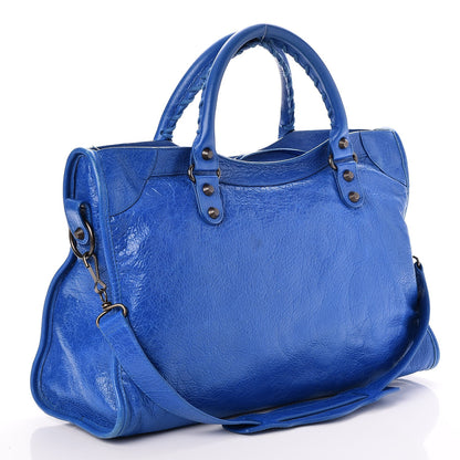 Balenciaga Agneau Classic Hardware City Bleu Lazuli 3 of 11