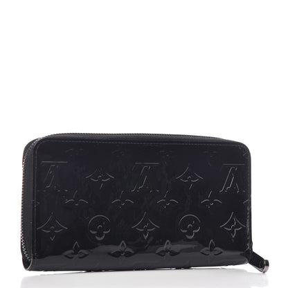 Louis Vuitton Vernis Zippy Wallet Noir Magnetique 3 of 11