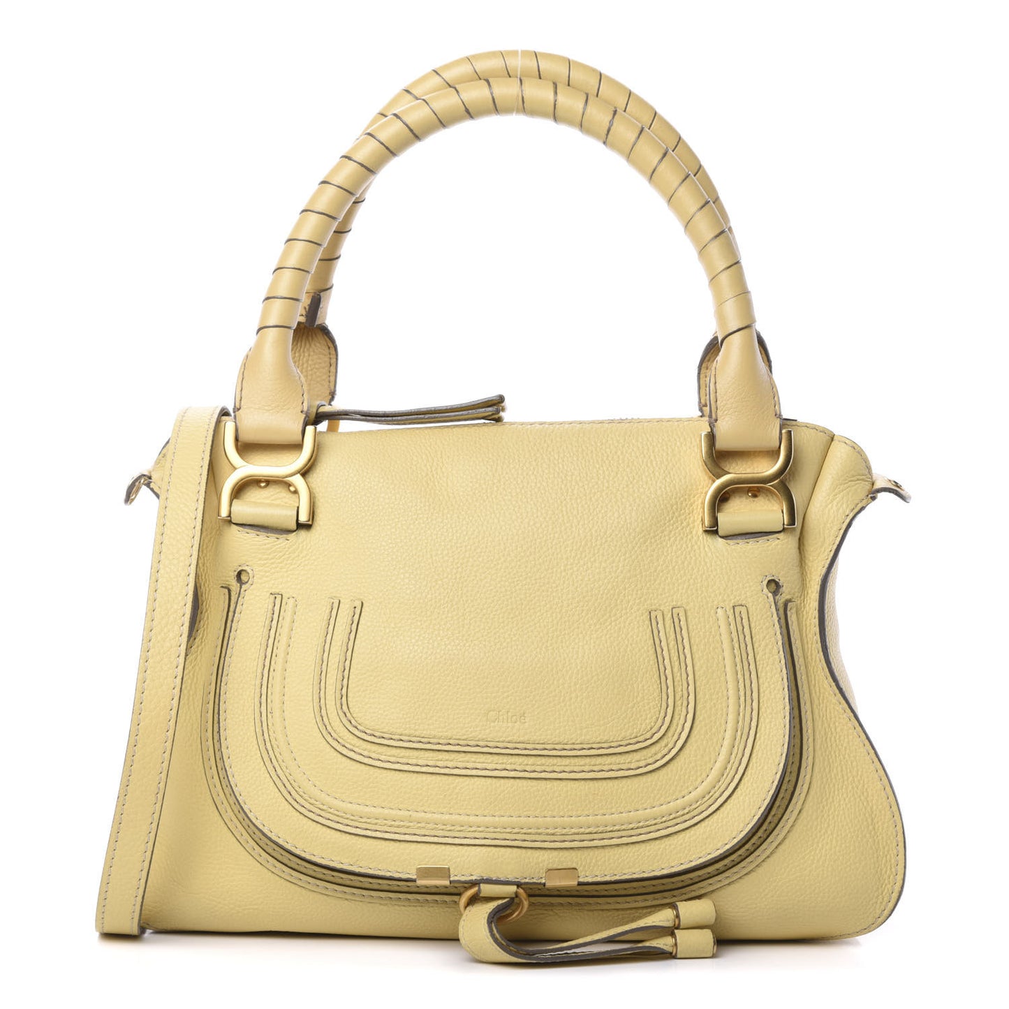 Calfskin Medium Marcie Satchel Sunlight