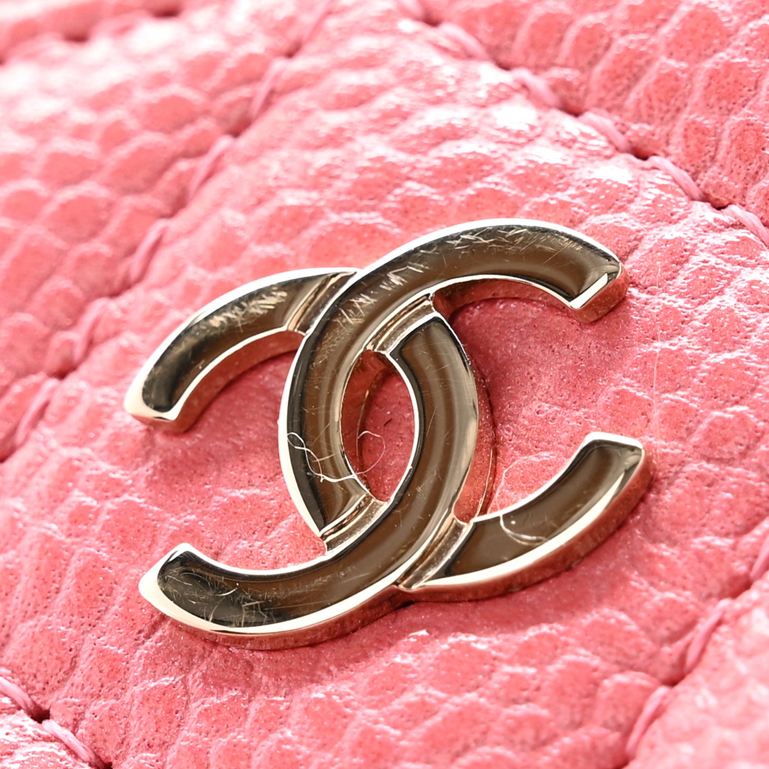 Chanel Caviar Quilted Card Holder Pink 10 of 11