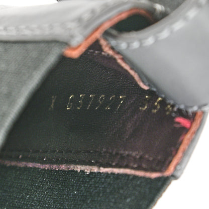 Chanel Calfskin Cap Toe CC Ankle Boots Grey 35.5 Black 9 of 9