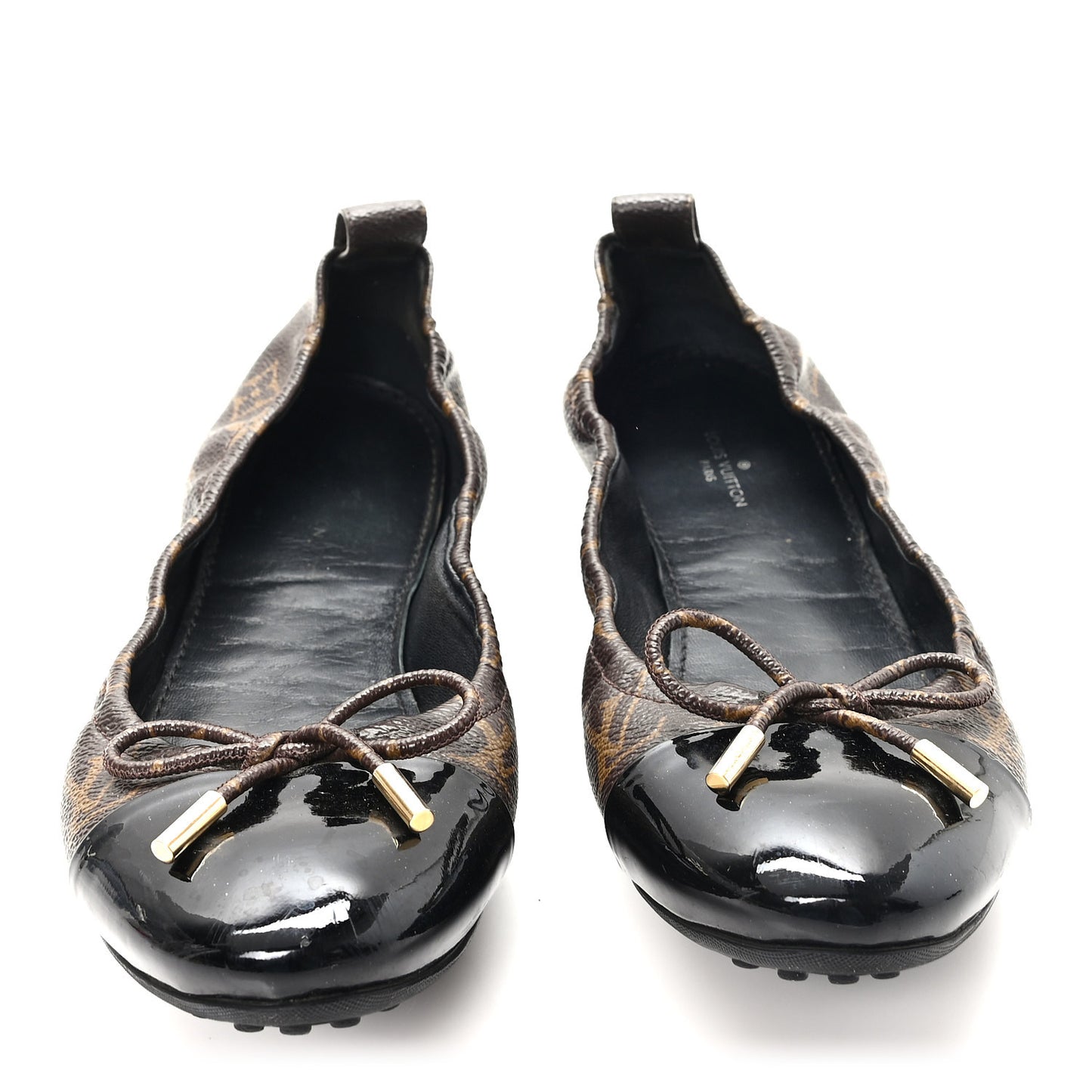 Monogram Flirty Ballerina Flats 38.5 Black