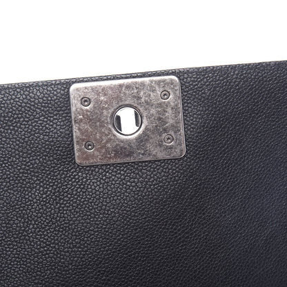 Chanel Caviar Quilted Medium Boy Flap Black 12 of 15