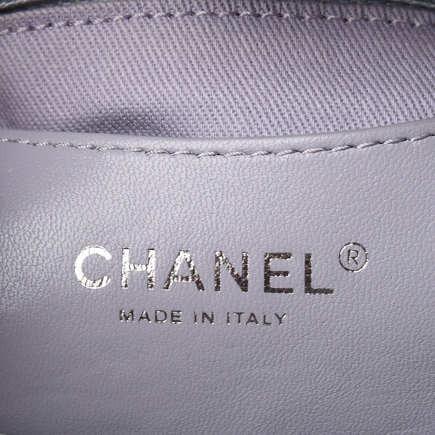 Chanel Patent Quilted Large Just Mademoiselle Bowling Bag Grey 6 of 10