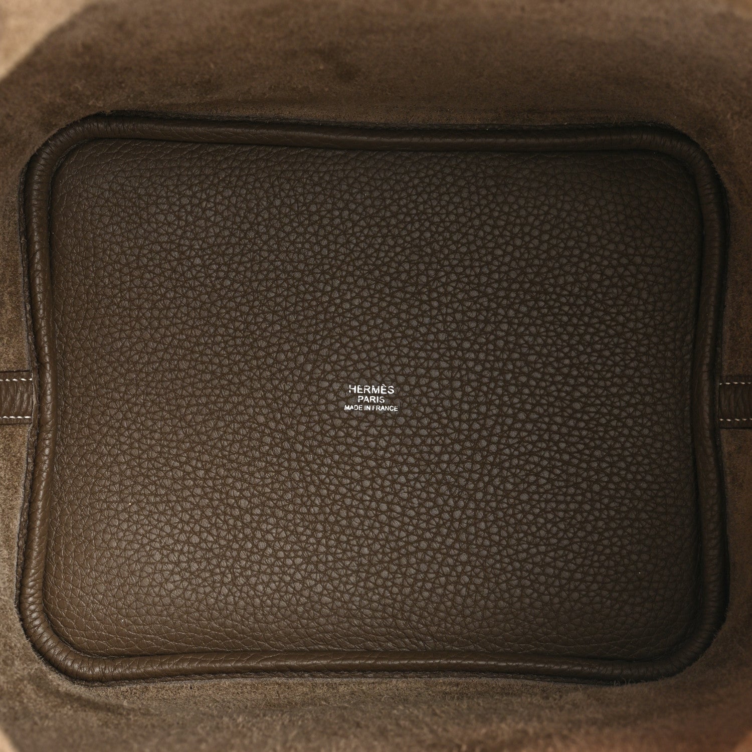 Hermes Taurillon Clemence Picotin Lock 22 MM Etoupe 5 of 11