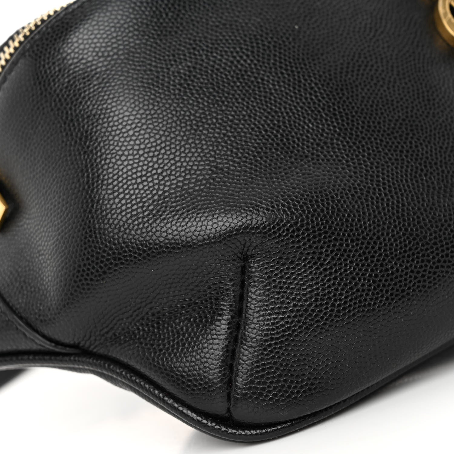 Saint Laurent Grain De Poudre Monogram Belt Bag Black 9 of 11