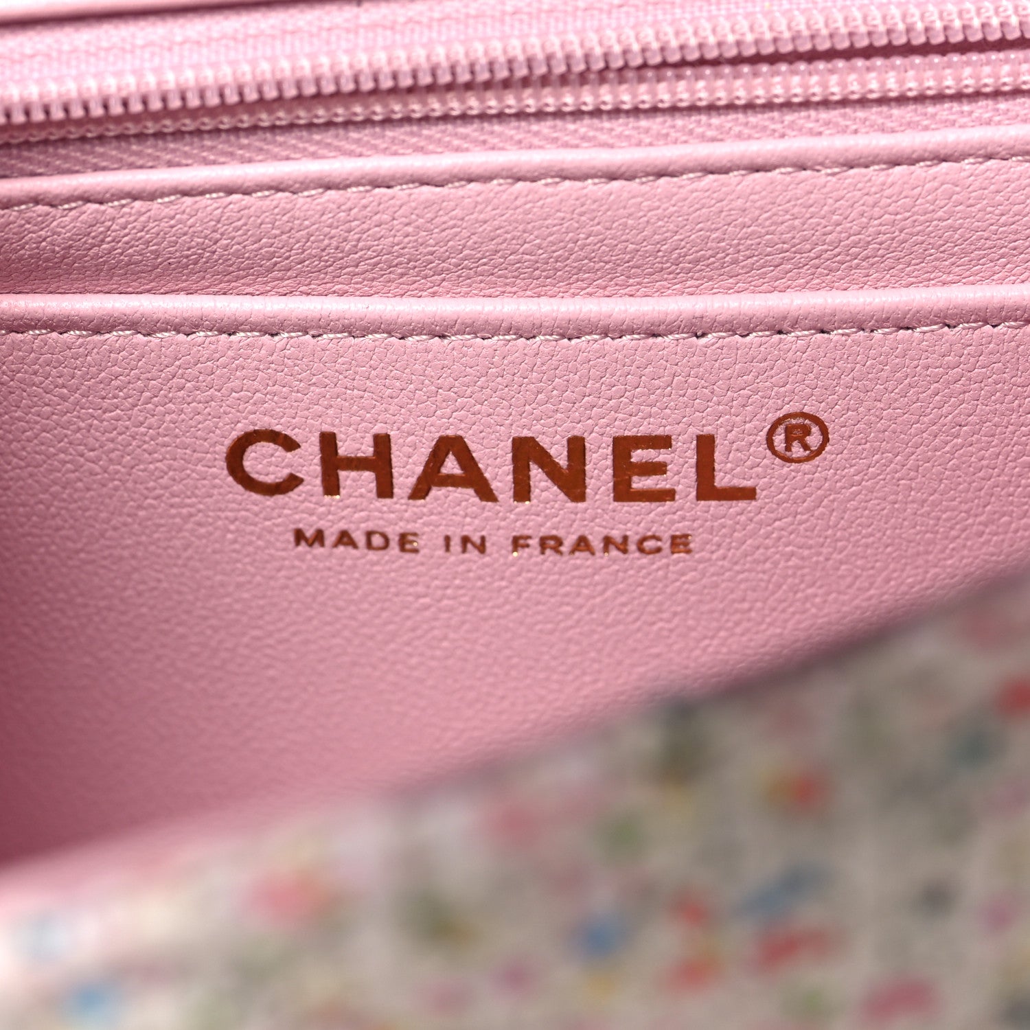 Chanel Tweed Quilted Mini Rectangular Flap White Pink Green Blue 6 of 11