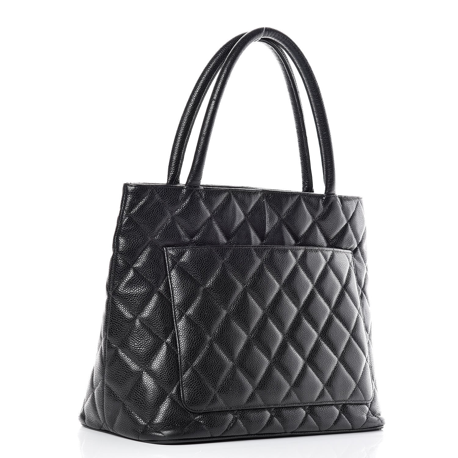 Chanel Caviar Quilted Medallion Tote Black 3 of 20