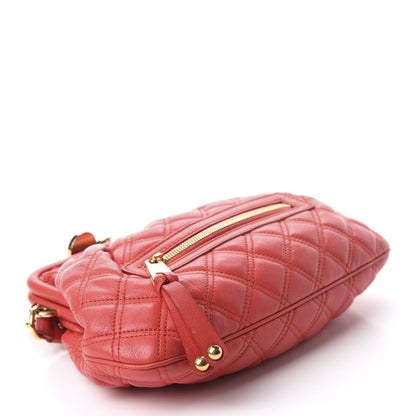 Marc Jacobs Calfskin Quilted Little Stam Red 4 of 10