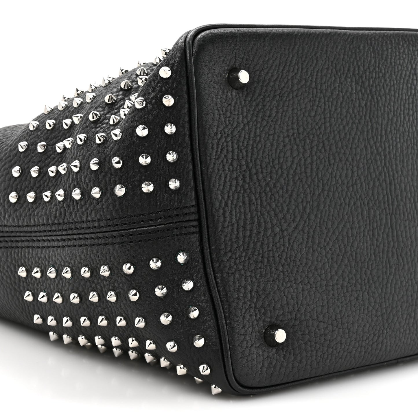 Calfskin Studded Medium Susanna Hobo Black