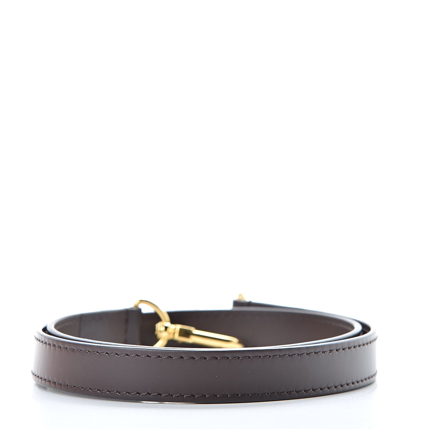 Calfskin 20mm Short Shoulder Strap Brown