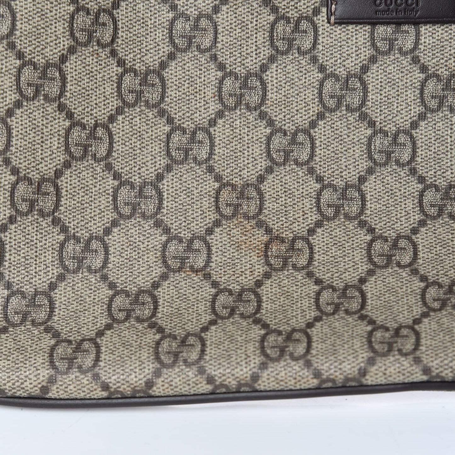 GG Plus Monogram Belt Bag Dark Brown