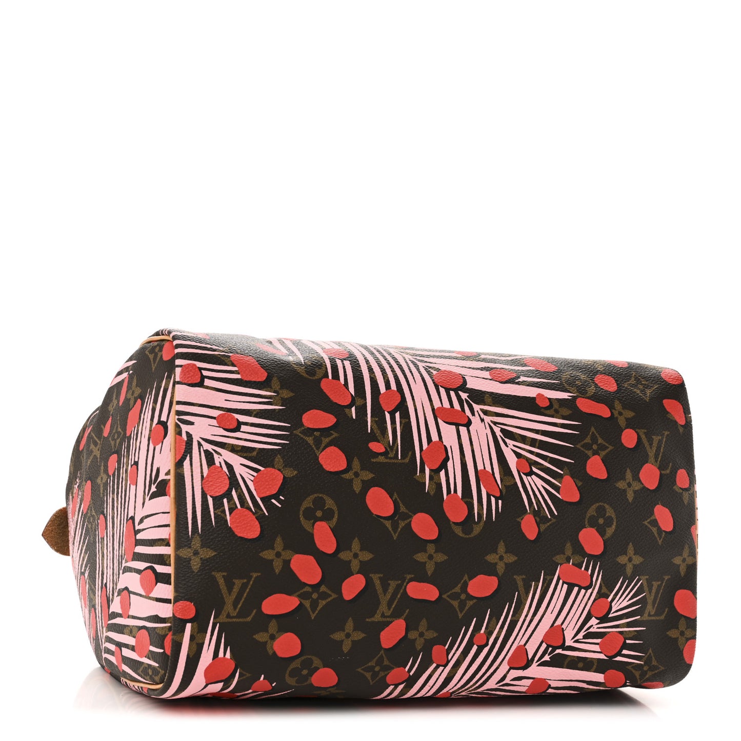 Monogram Jungle Dots Speedy 30 Sugar Pink Poppy