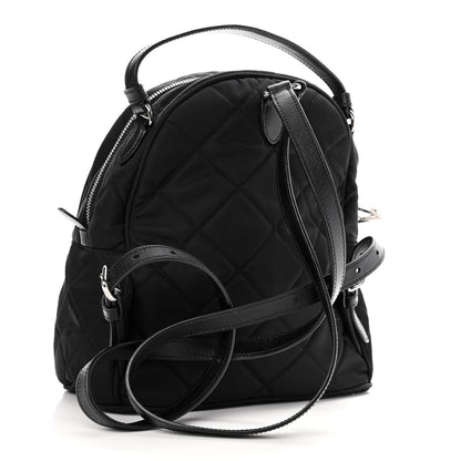 Prada Nylon Tessuto Impuntu Quilted Backpack Black 3 of 10