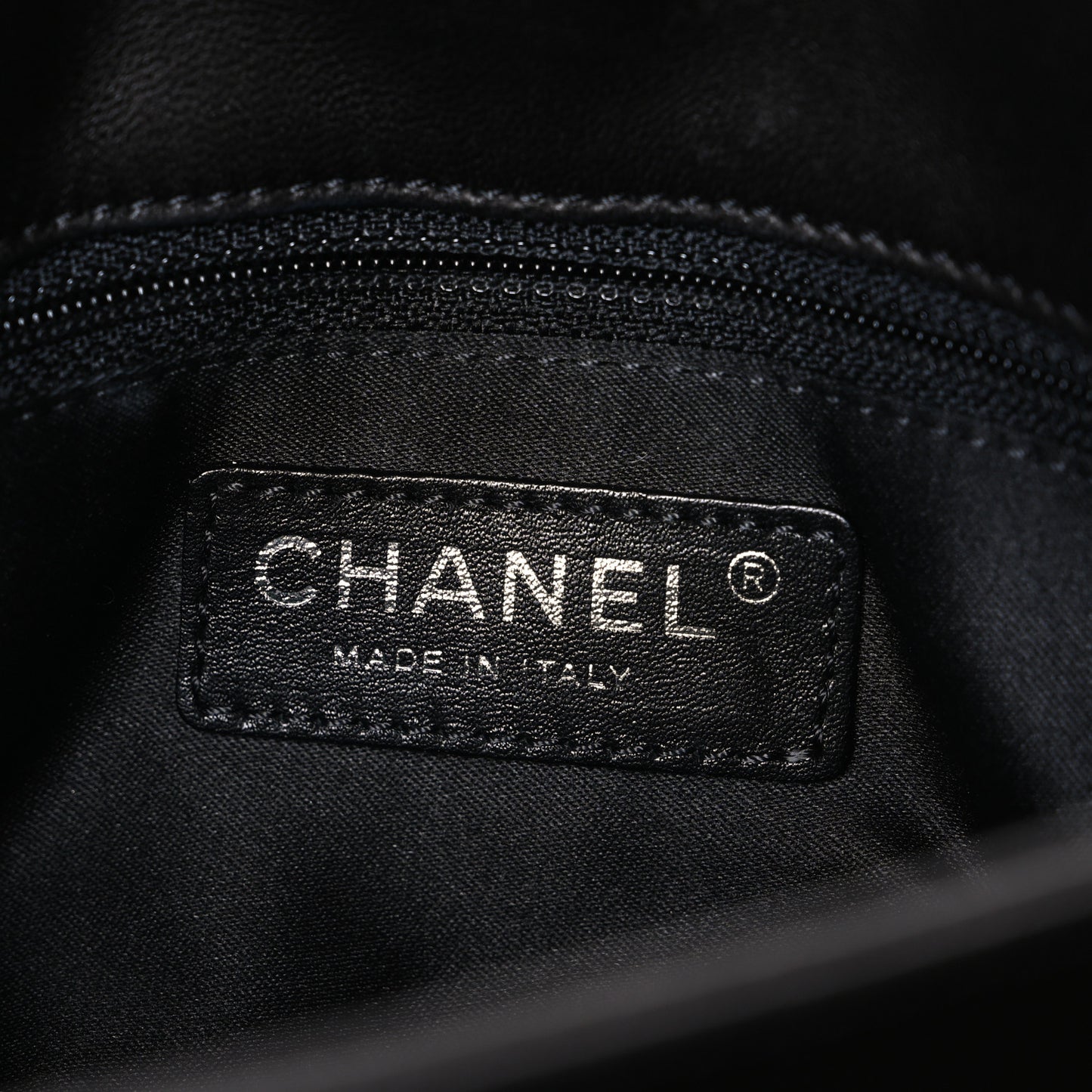 Lambskin Quilted Jumbo 3 Flap Black