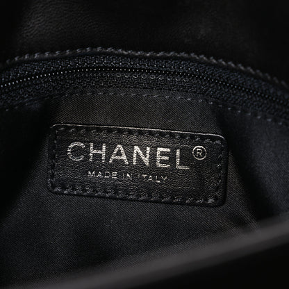 Chanel Lambskin Quilted Jumbo 3 Flap Black 6 of 10