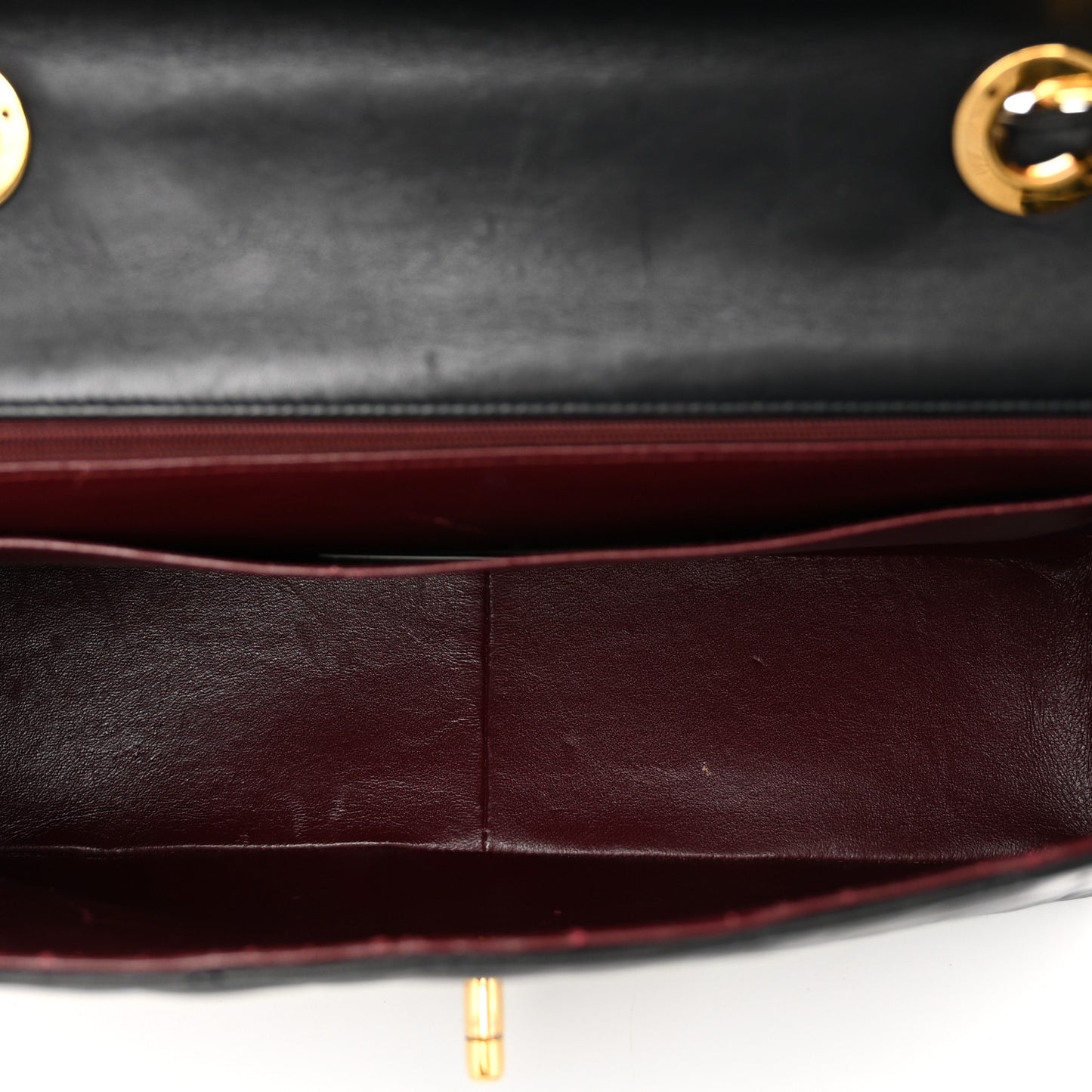Lambskin Quilted XL Jumbo Single Flap Black