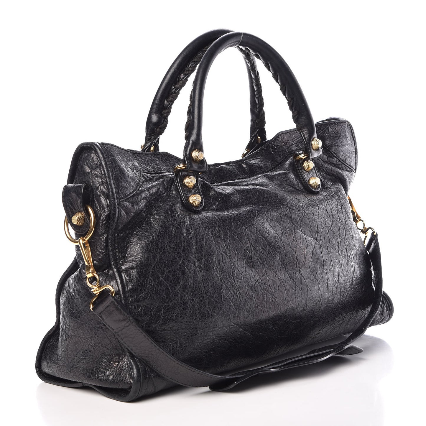 Agneau Giant 12 Gold Hardware City Black